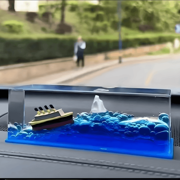 Titanic Cruise Iceberg Fluid Liquid Wave Toy